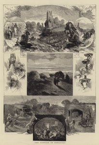 Les vendanges en Bourgogne - Charles Auguste Loye
